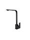 Acquanet Emerald Tall Kitchen Faucet Counter Inox Black Matt