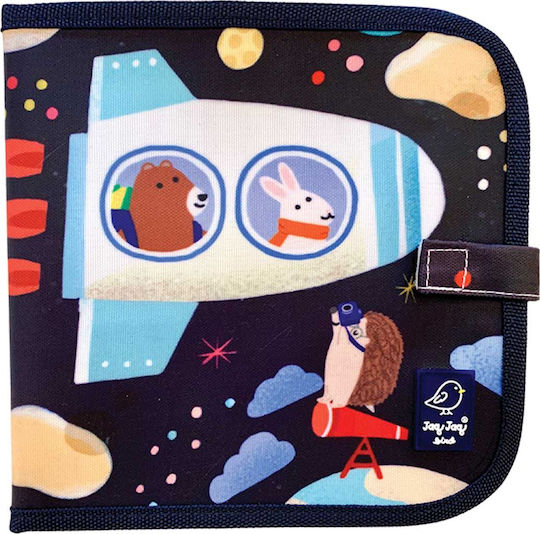 Jaq Jaq Bird Painting Chalkboard Book With Chalk Friends Rocket Ships for Children 3+ years Years