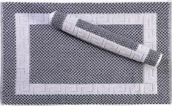 Politishome Hotel Badezimmermatte Grau 50x70cm mit 650gsm