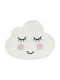 Sass & Belle Cloud Sweet Dreams Παιδικό Χαλί Σύννεφα Βαμβακερό Λευκό 53x69cm Πάχους 53.5mm