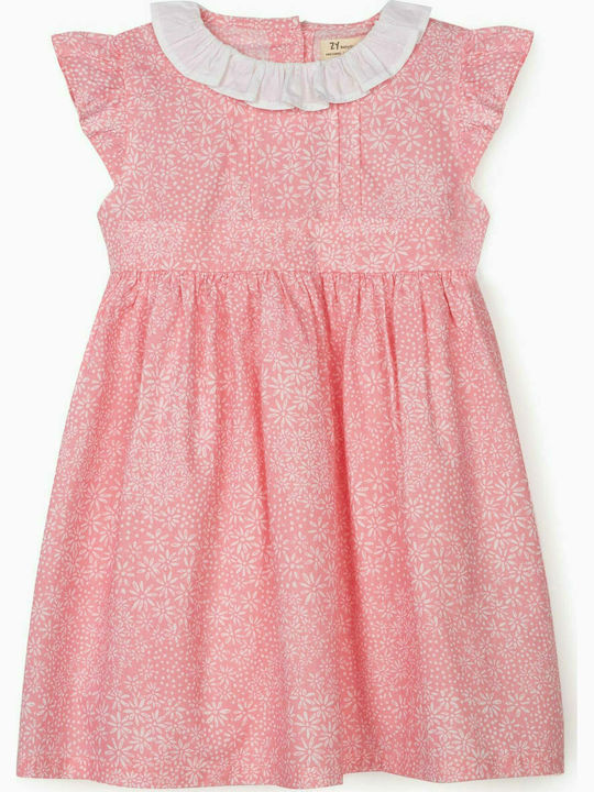 Zippy floral pink dress