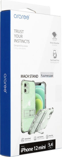 Araree Mach Задна корица Силикон Прозрачен (iPhone 12 mini)