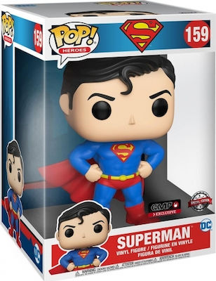 Funko Pop! Supersized 10" Heroes: Superman 159 Special Edition