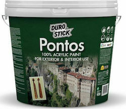 Durostick Pontos Plastic Acrilyc Paint for Interior Use White 3lt