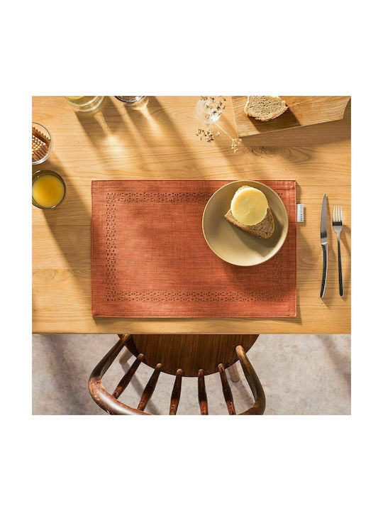 Gofis Home Fabric Placemats Brown 50x35cm 2pcs 2024930130000