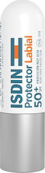 Isdin Protector Labial Αντηλιακό Stick Χειλιών SPF50 4gr