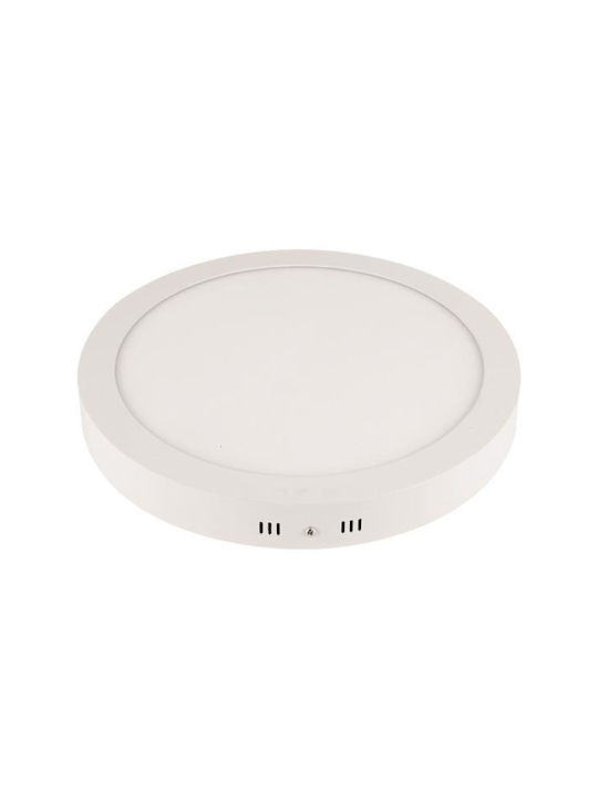 Eurolamp Rund Metallisch Einbau Spot mit integriertem LED und Warmweißes Licht Weiß 12x12cm. 1Stück Eurolamp Rund Metallisch Einbau Spot mit integriertem LED und Warmweißes Licht Weiß 12x12cm. 1Stück