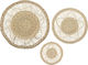 Atmosphera Set Decorative de Perete din Material de Paie Seagrass 3pcs