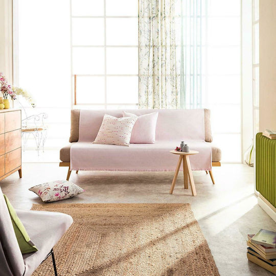 Gofis Home Rene Armchair Throw 180x180cm Lilac 732/20