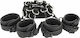 Fetish Submissive Luxury Bed Restraints Set Set zur Bettfesselung in Schwarz Farbe