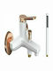 Karag Andare Mixing Bathtub Shower Faucet Complete Set White