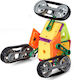 Costway Magnetic Construction Toy Vehicle Building Set for Children Aged 3+