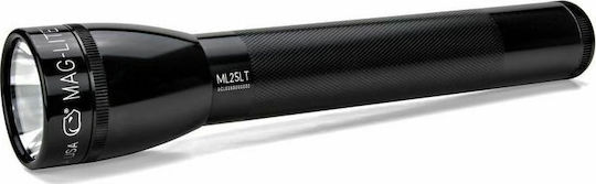 Maglite Flashlight LED IPX4 with Maximum Brightness 173lm ML25LT-S3016 Black
