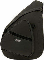 Polo Body Bag Tricross School Bag Backpack Junior High-High School in Khaki color L34 x W16 x H42cm