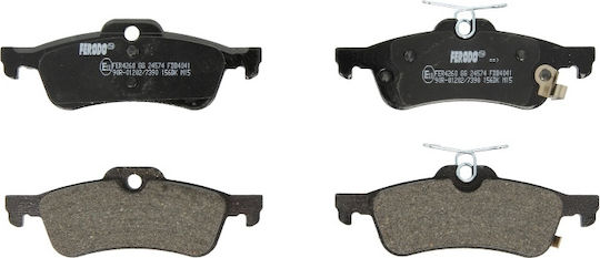 Ferodo Σετ Τακάκια Πίσω 4τμχ για Daihatsu Charade Toyota Yaris