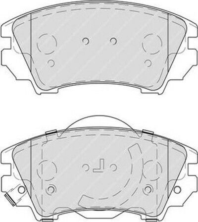 Ferodo Brake Pad Front 4pcs for Chevrolet Camaro / Malibu Opel Astra / Cascada / Insignia / Zafira Saab 9-5