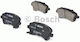 Bosch Bremsbelag Vorne 4Stück für Toyota Korolla Limousine E12J 2001-2008