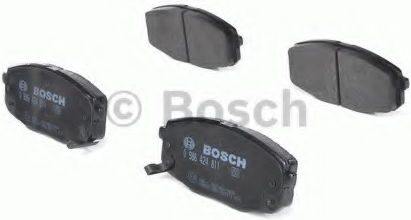 Bosch Brake Pad Front 4pcs for Hyundai i30 Kia Carens