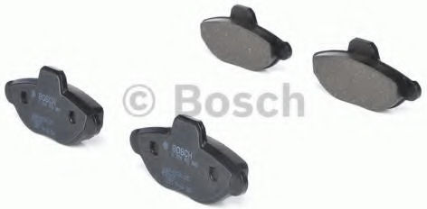 Bosch Brake Pad Front 4pcs for Fiat Cinquecento 1991-1999