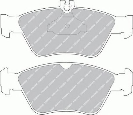Ferodo Σετ Τακάκια Εμπρός για Mercedes-Benz C Class / CLK Class / E Class / SLK