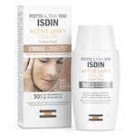 Isdin FotoUltra 100 Active Unify Color Fusion Fluid Sonnenschutz Creme Für das Gesicht SPF50 mit Farbe 50ml