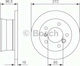Bosch Σετ Δισκόπλακες Πίσω 2τμχ για Mercedes-Benz G Class / Sprinter