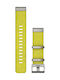 Garmin QuickFit 22 Jacquard Weave Nylon Strap Fabric Yellow (Fenix 5 / 5 Plus / 6 / 6 Pro / 7 / 7 Pro / 8 (47mm))
