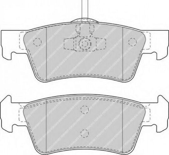 Ferodo Bremsbelag Hinten 4Stück für Porsche Cayenne Volkswagen Touareg