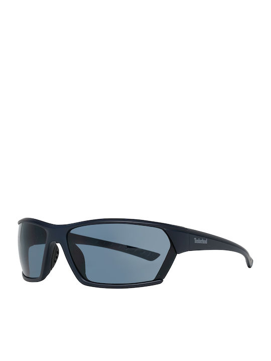 Timberland Sonnenbrillen mit Schwarz Rahmen und Blau Linse TB7188 85V