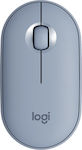 Logitech Pebble M350 Ασύρματο Bluetooth Ποντίκι Blue Grey