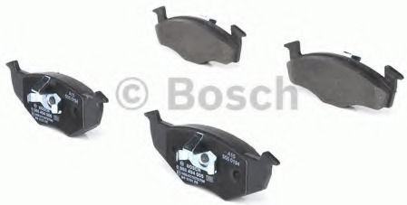 Bosch Brake Pad Front 4pcs for Seat Arosa Skoda Fabia Volkswagen Fox / Lupo / Polo
