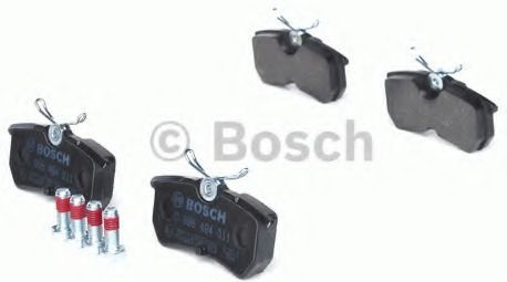 Bosch Bremsbelag Hinten 4Stück für Ford Fiesta / Focus