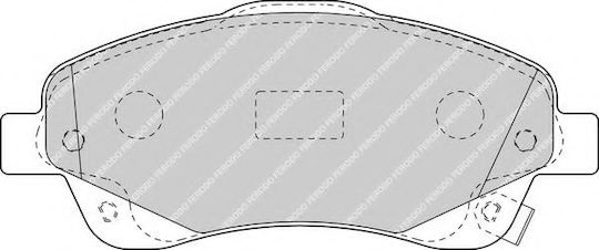 Ferodo Bremsbelag Vorne 4Stück für Toyota Avensis / Korolla