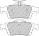 Ferodo Brake Pad Rear 4pcs for Ford C-Max / Focus / Focus C-Max / Kuga / Tourneo Connect / Transit Volvo C70 / S40 / V40 / V50