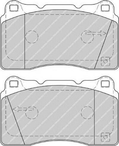 Ferodo Σετ Τακάκια Εμπρός 4τμχ για Mitsubishi Lancer Opel Astra / Insignia Renault Megane Saab 9-5 Subaru BRZ / Impreza