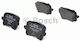 Bosch Brake Pad Rear 4pcs for Audi Q3 Seat Alhambra Volkswagen Passat / Sharan / Tiguan