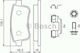 Bosch Brake Pad Rear 4pcs for Renault Grand Scenic / Megane / Scenic
