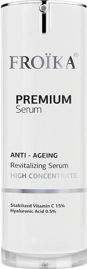 Premium Moisturizing & Anti-aging Serum Face with Vitamin C & Peptides for Detoxification & Radiance 30ml