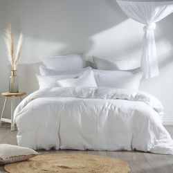 Astron Italy Παπλωματοθήκη Ξενοδοχείου Laura Polycotton 220x240εκ.