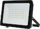 Lucas Στεγανός Προβολέας LED 50W Ψυχρό Λευκό 6000K IP65