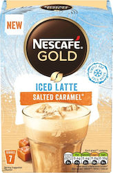 Nescafe Στιγμιαίος Gold Iced Latte Salted Caramel 7x14.5gr Nescafe Στιγμιαίος Gold Iced Latte Salted Caramel 7x14.5gr