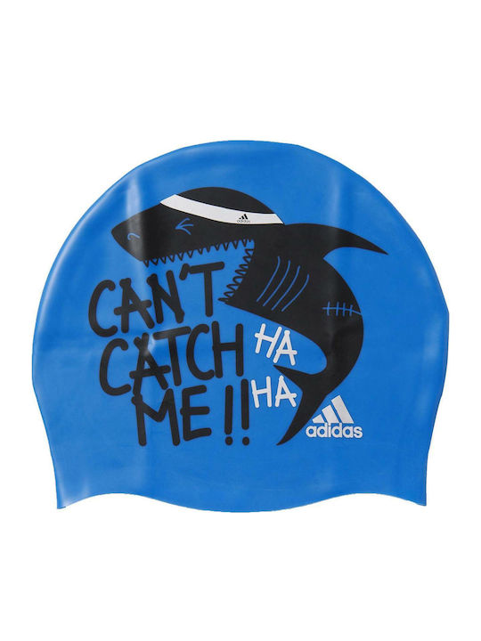 adidas Graphic Σκουφάκι Κολύμβησης Παιδικό από Σιλικόνη Μπλε