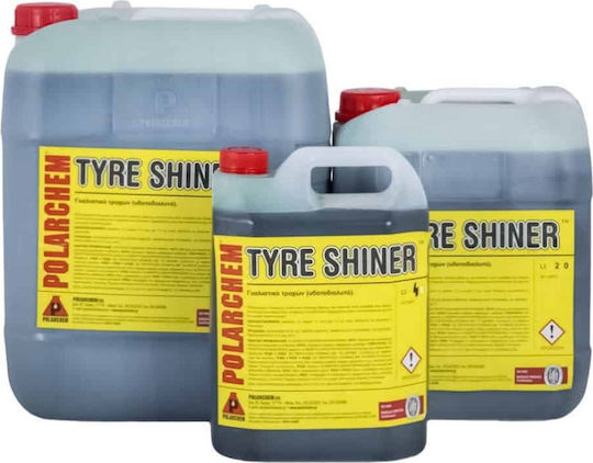 Polarchem Tyre Shiner Liquid for Tires Car with Scent Lemon 20lt