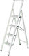 Wenko Ladder Aluminum with 4+1 Steps 144cm