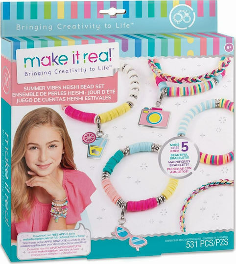 Make It Real Κοσμήματα Summer Vibes Heishi Bead Set για Παιδιά 8+ Ετών