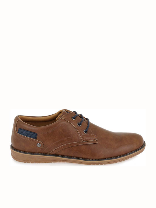 JK London Men's Casual Shoes Tabac Brown