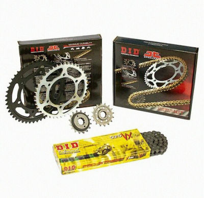 DID Chain & Sprocket Kit Golden (15-47-525VX/GB) for Honda Transalp 600 / XL 700V Transalp 2008-2013