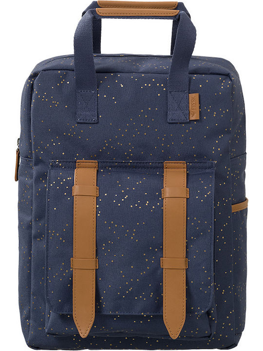 Fresk Indigo Dots Blue School Bag Backpack Kind...