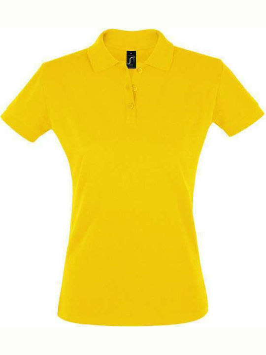 Sol's Perfect Γυναικεία Διαφημιστική Μπλούζα Κοντομάνικη σε Κίτρινο Χρώμα