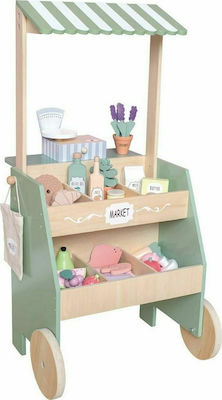 Jabadabado Kids Shop Παντοπωλείο made of Wood for 3+ Years Old